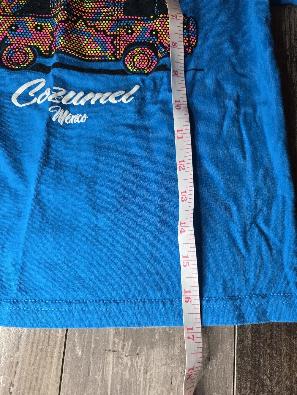 Surf Life Boys Blue Cozumel Graphic Tee Size Medium (5)